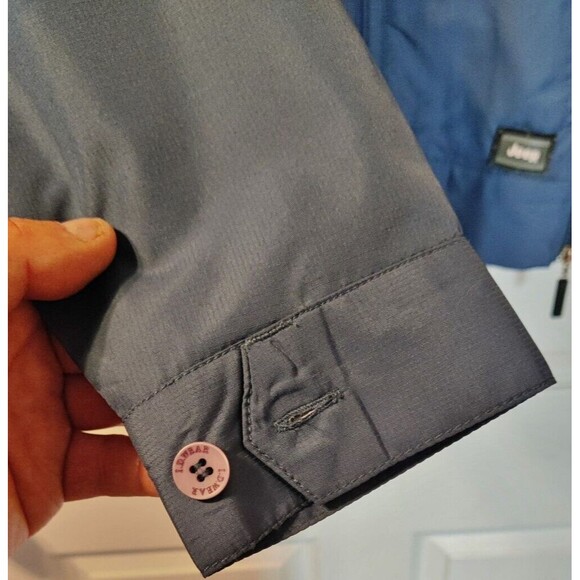 Blue Men's ID Wear Jeep Jacket Color Blue Size Medium - Picture 6 of 11